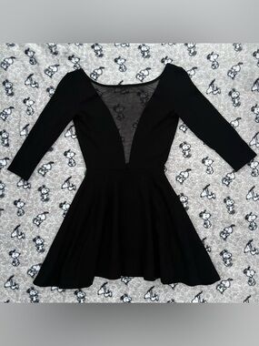 knee length dresses for ladies Admiring Glances Long Sleeve Ponte Mini Dress